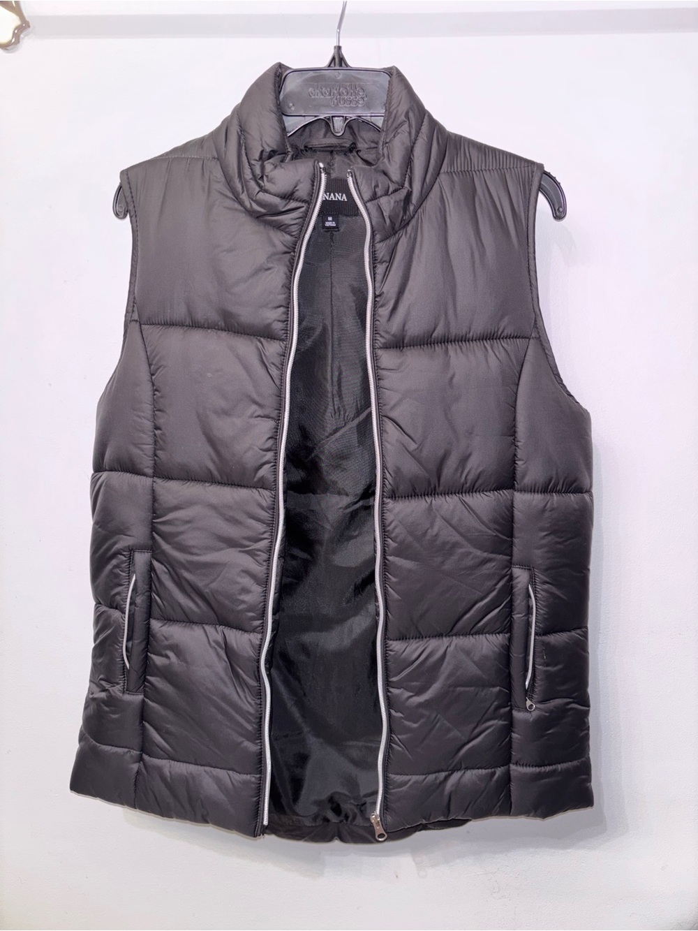 Zenana Outfitters Black Quilted Puffer Vest